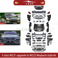 SCLASS W221 อัปเกรดเป็น W222 Maybach Style Bodykit